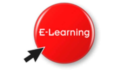 Roter Button "E-Learning"